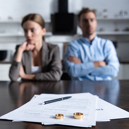 divorce papers